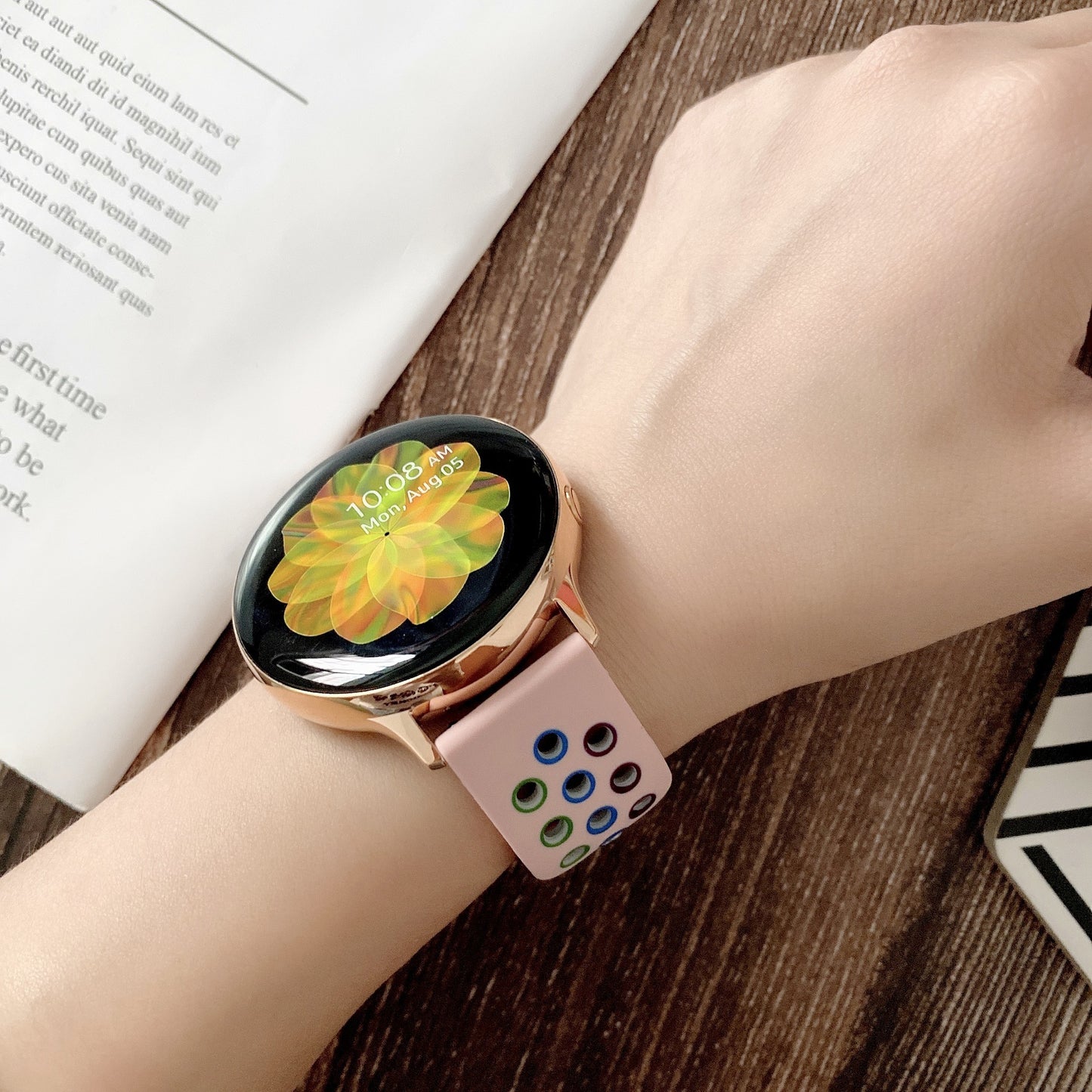 Silikonarmband " Active Push Rainbow Edition"