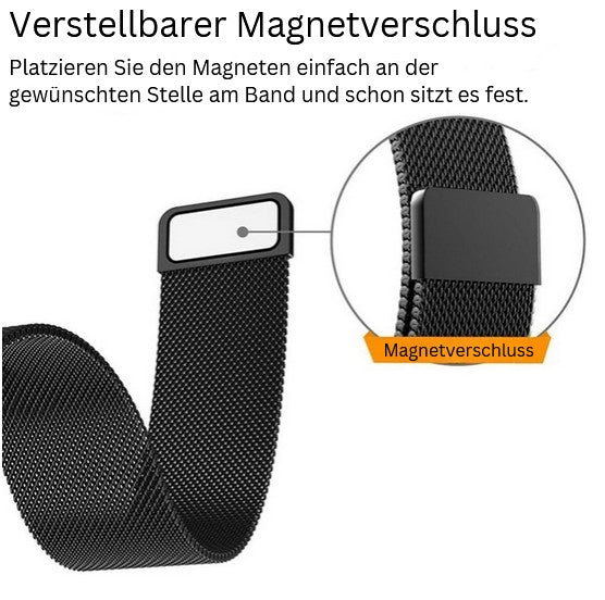 Metallarmband "Magnetique Mesh"