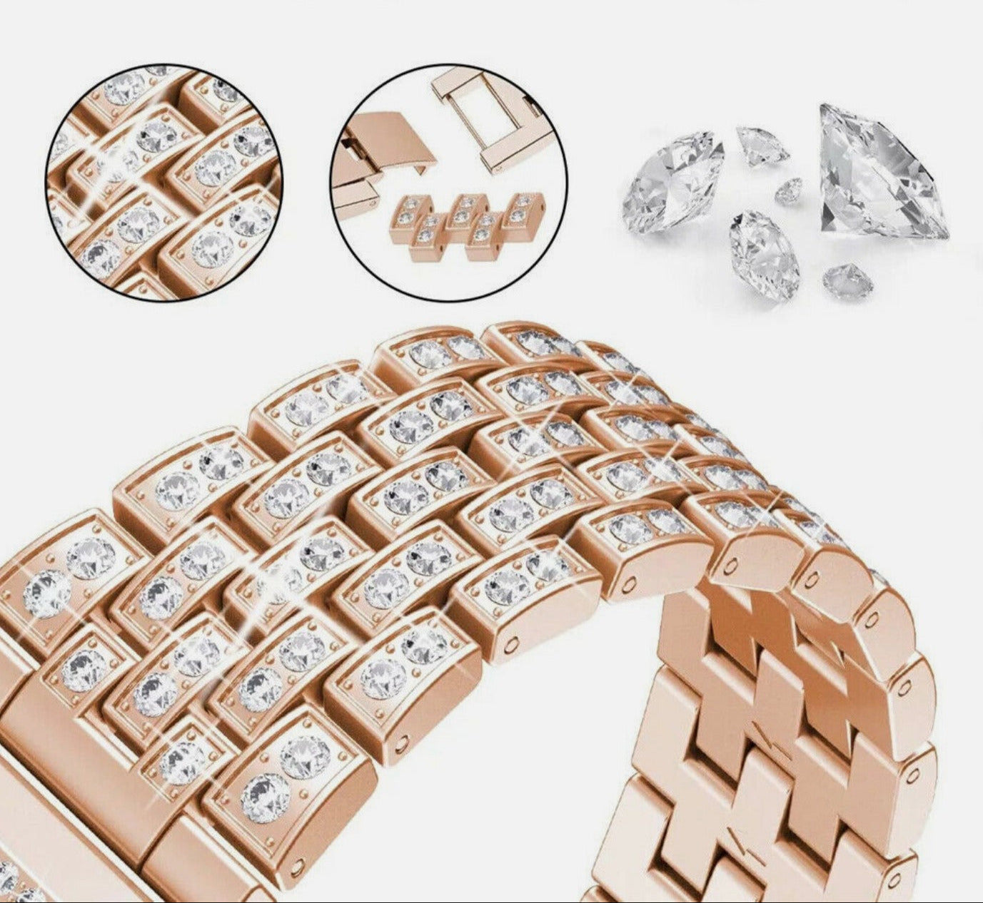Metallarmband "Diamond Bling"