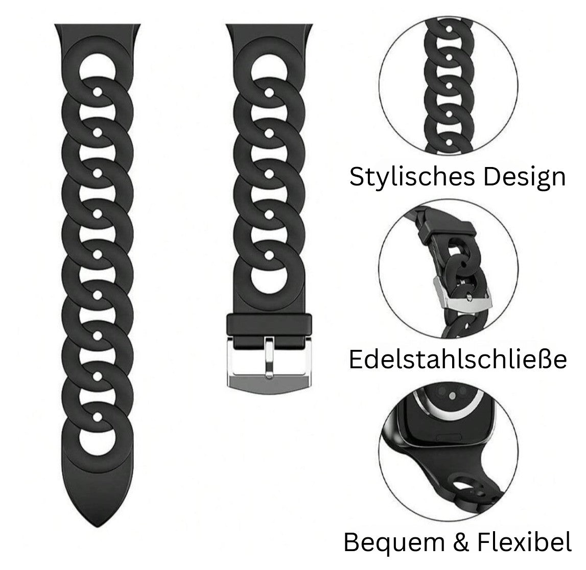 Silikonarmband "Loop"