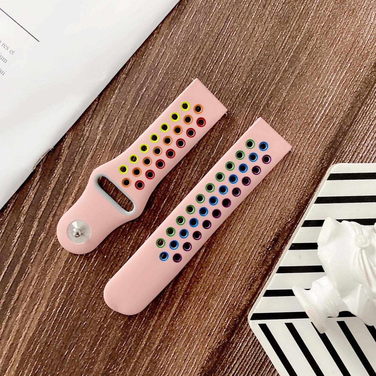 Silikonarmband " Active Push Rainbow Edition"